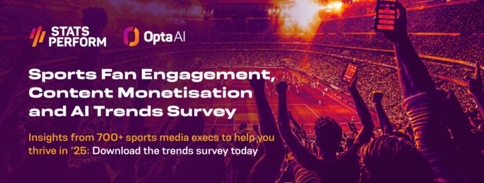 Sports Fan Engagement, Content Monetisation and AI Trends Survey 2025 Web Banner